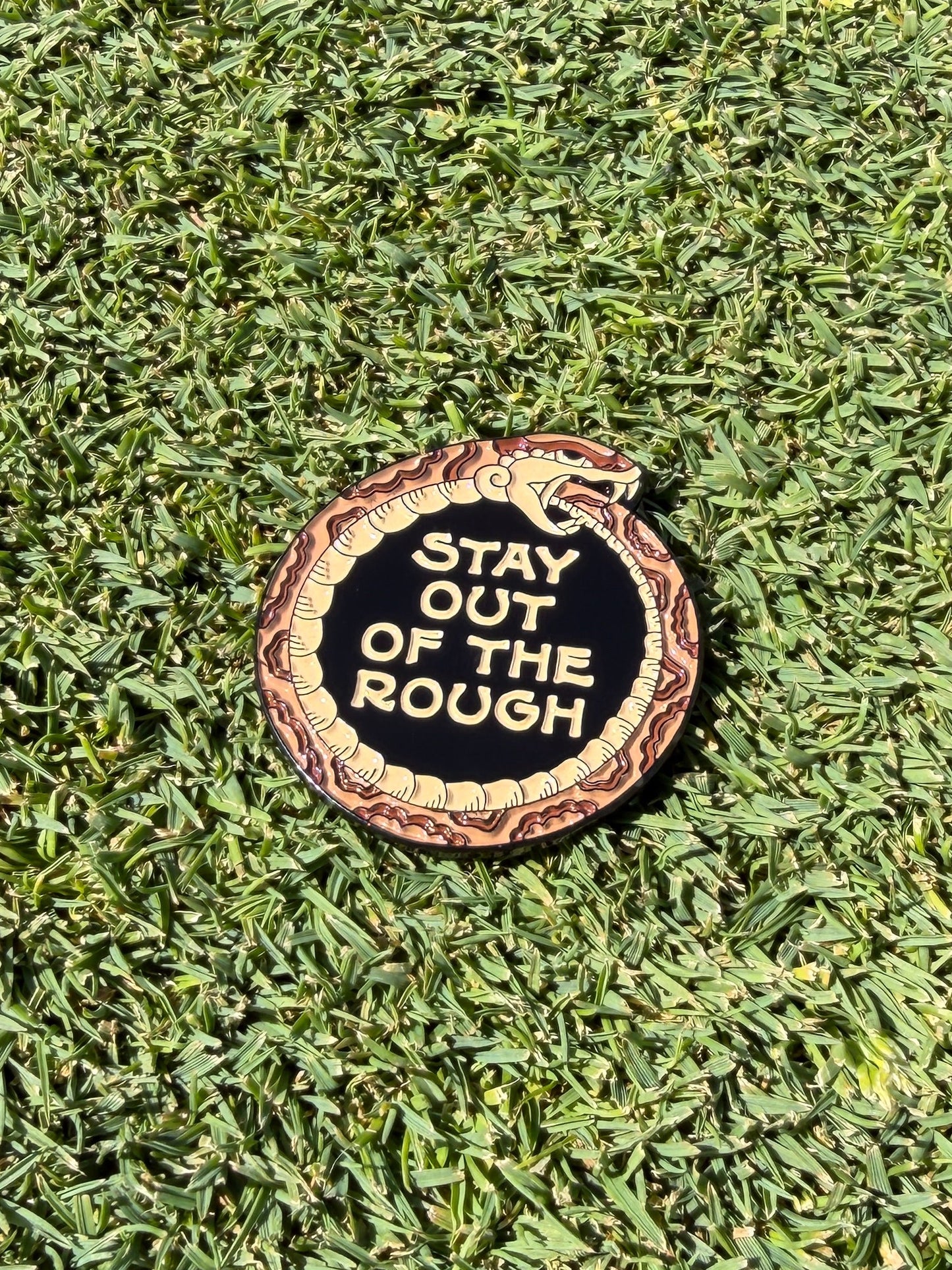 Stay Out of the Rough Ball Marker